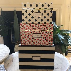 NWT | Kate Spade Nesting Boxes (Set)